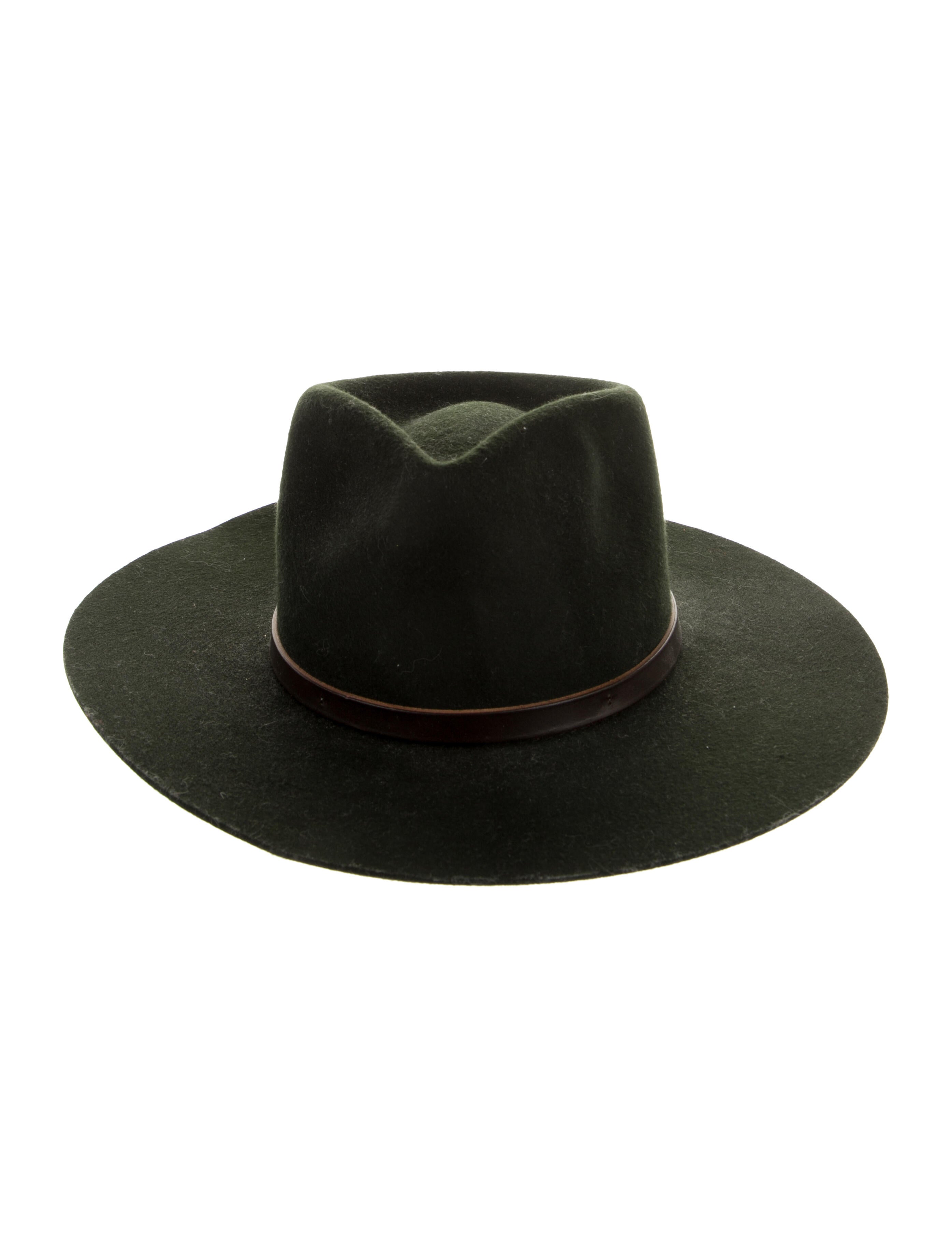 Janessa Leone wool fedora hat