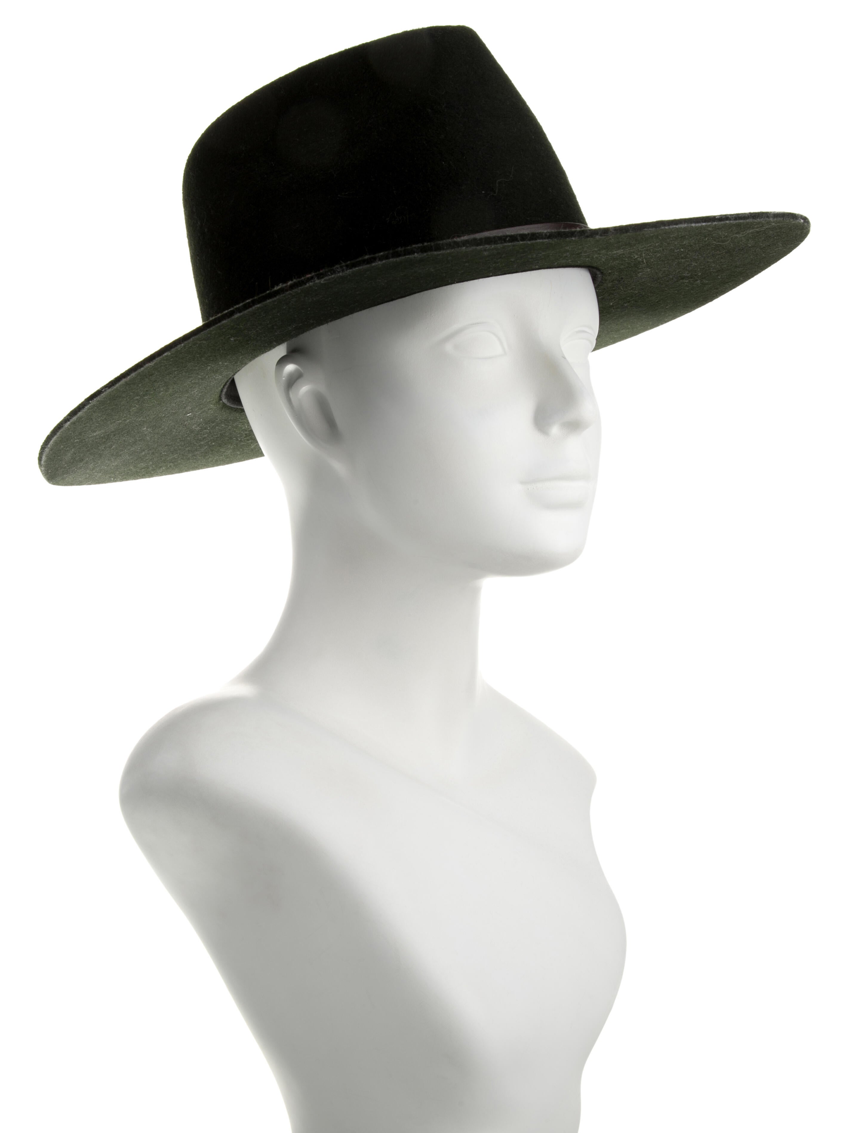 Janessa Leone wool fedora hat