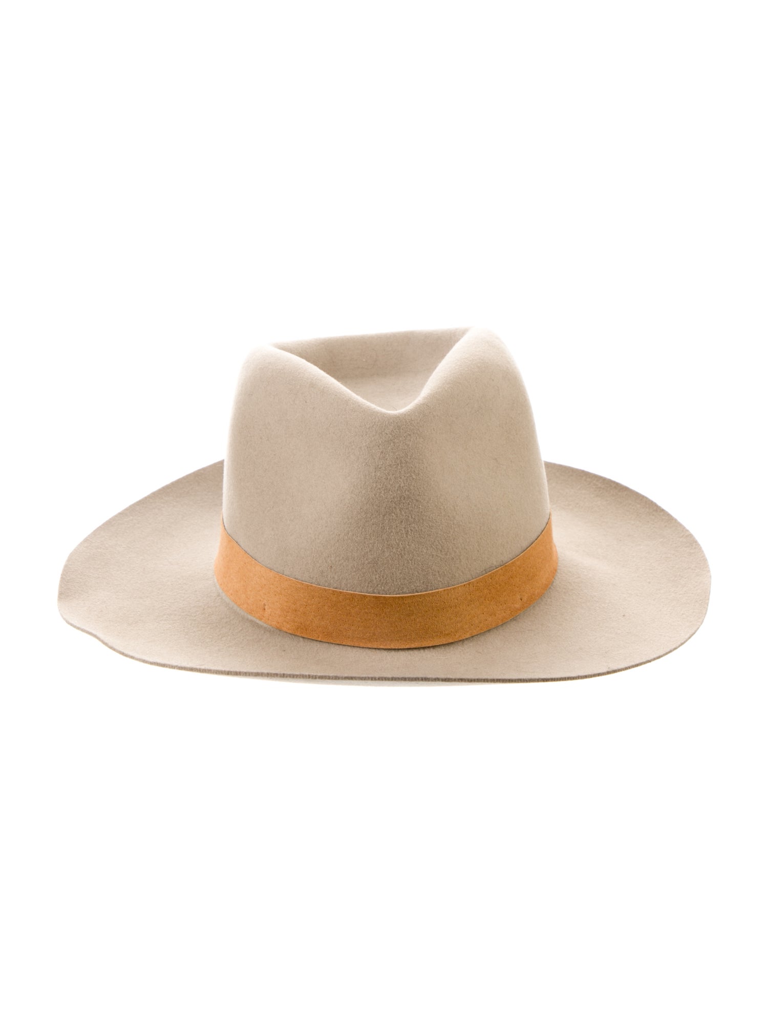 Janessa Leone Felt Wide Brim Hat