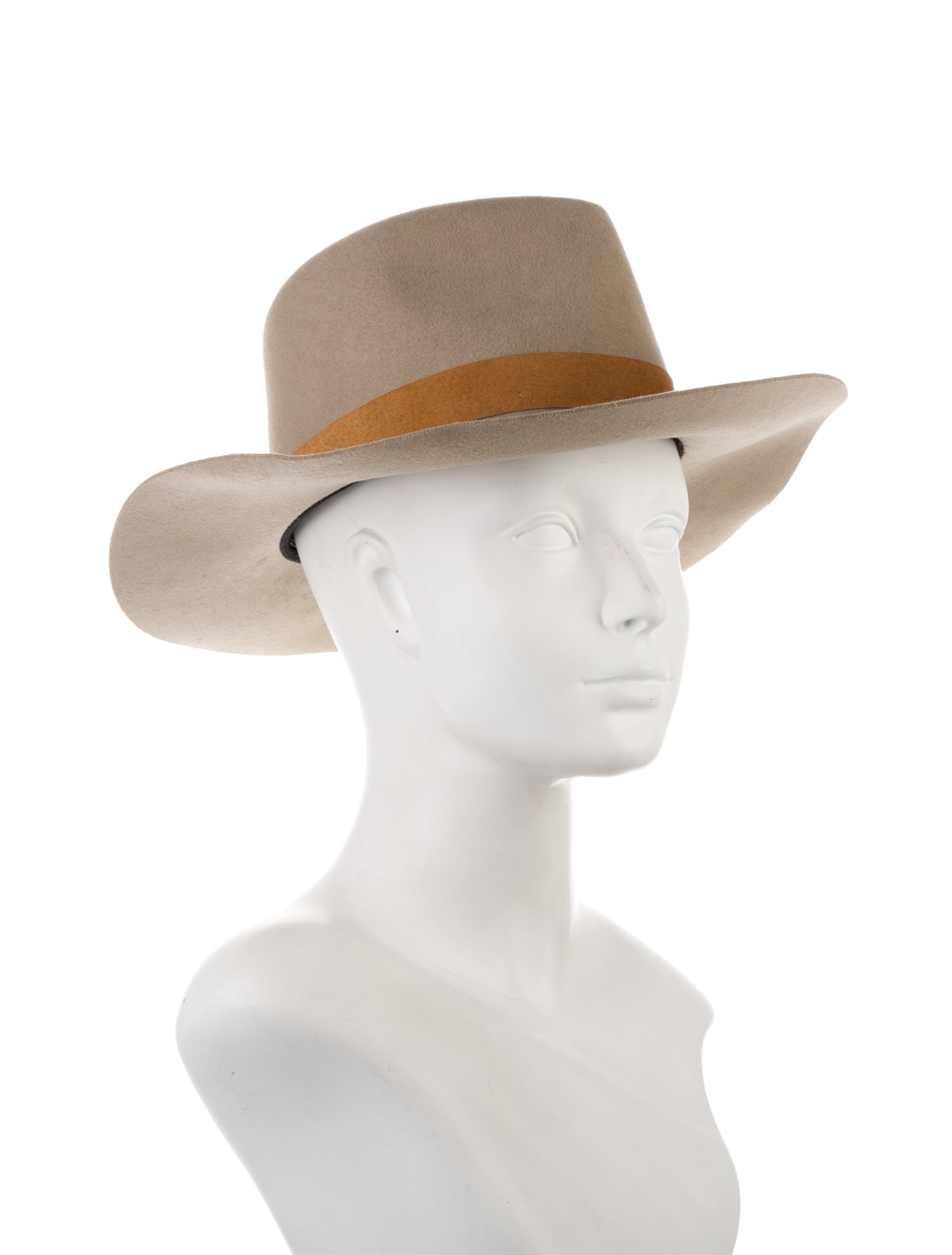 Janessa Leone Felt Wide Brim Hat