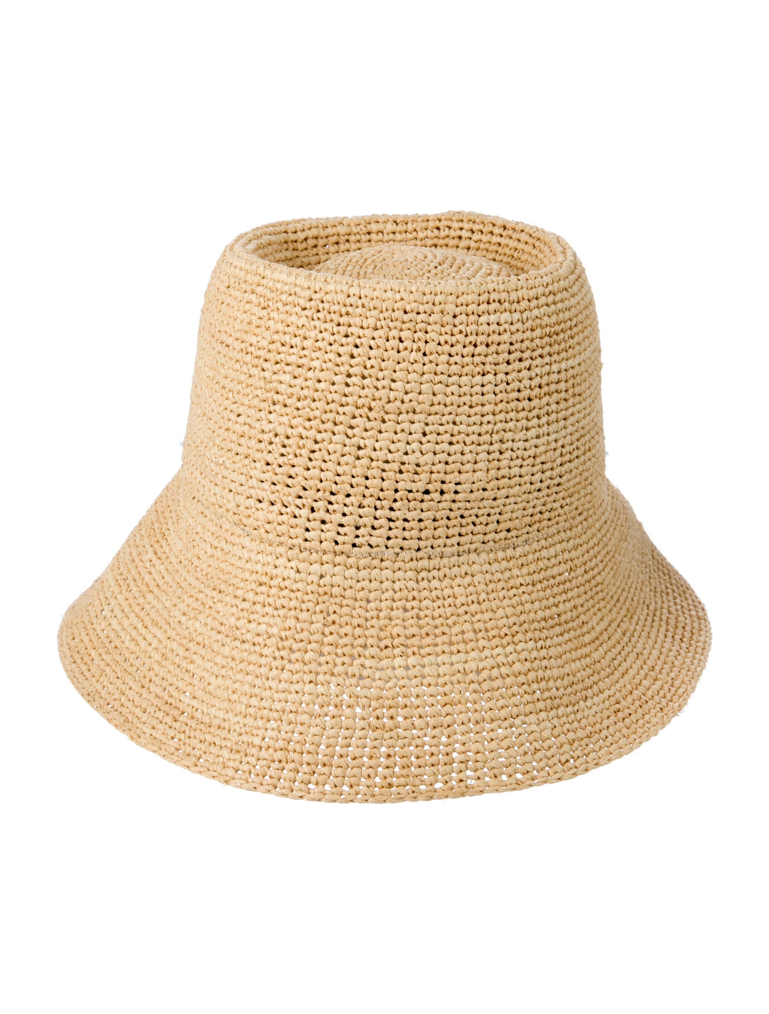 Janessa Leone Raffia Straw Bucket Hat