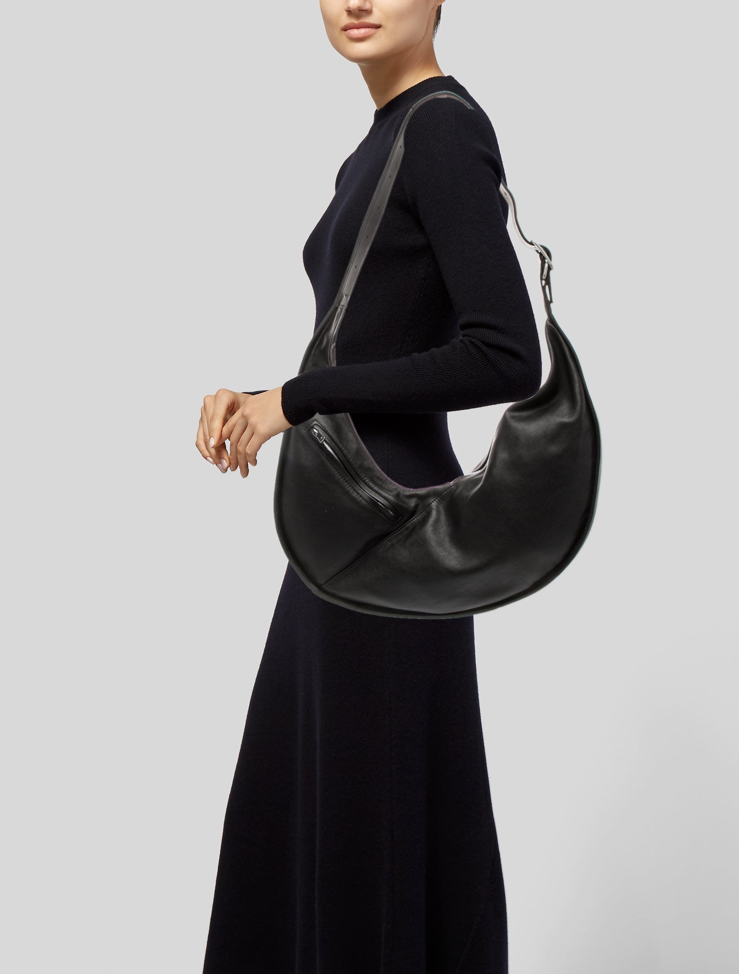 Janessa Leone Leather Hobo