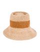 Janessa Leone Straw Wide Brim Sun Hat