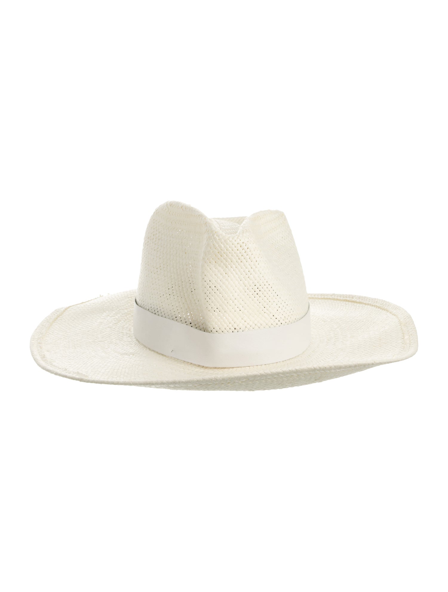 Janessa Leone Raffia Straw Fedora Hat