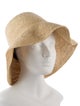 Janessa Leone Straw Wide Brim Sun Hat