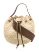Janessa Leone Raffia Bucket Bag