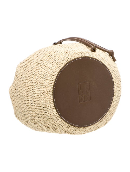 Janessa Leone Raffia Bucket Bag