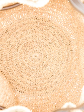 Janessa Leone Raffia Bucket Bag