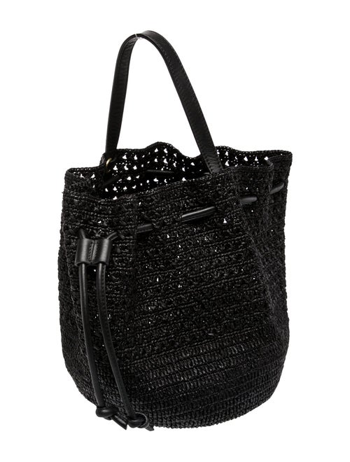Janessa Leone Raffia Bucket Bag