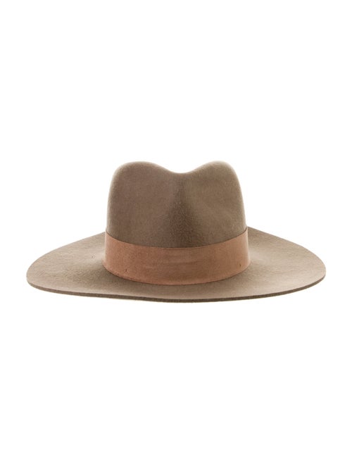 Janessa Leone Wool Felt Fedora Hat