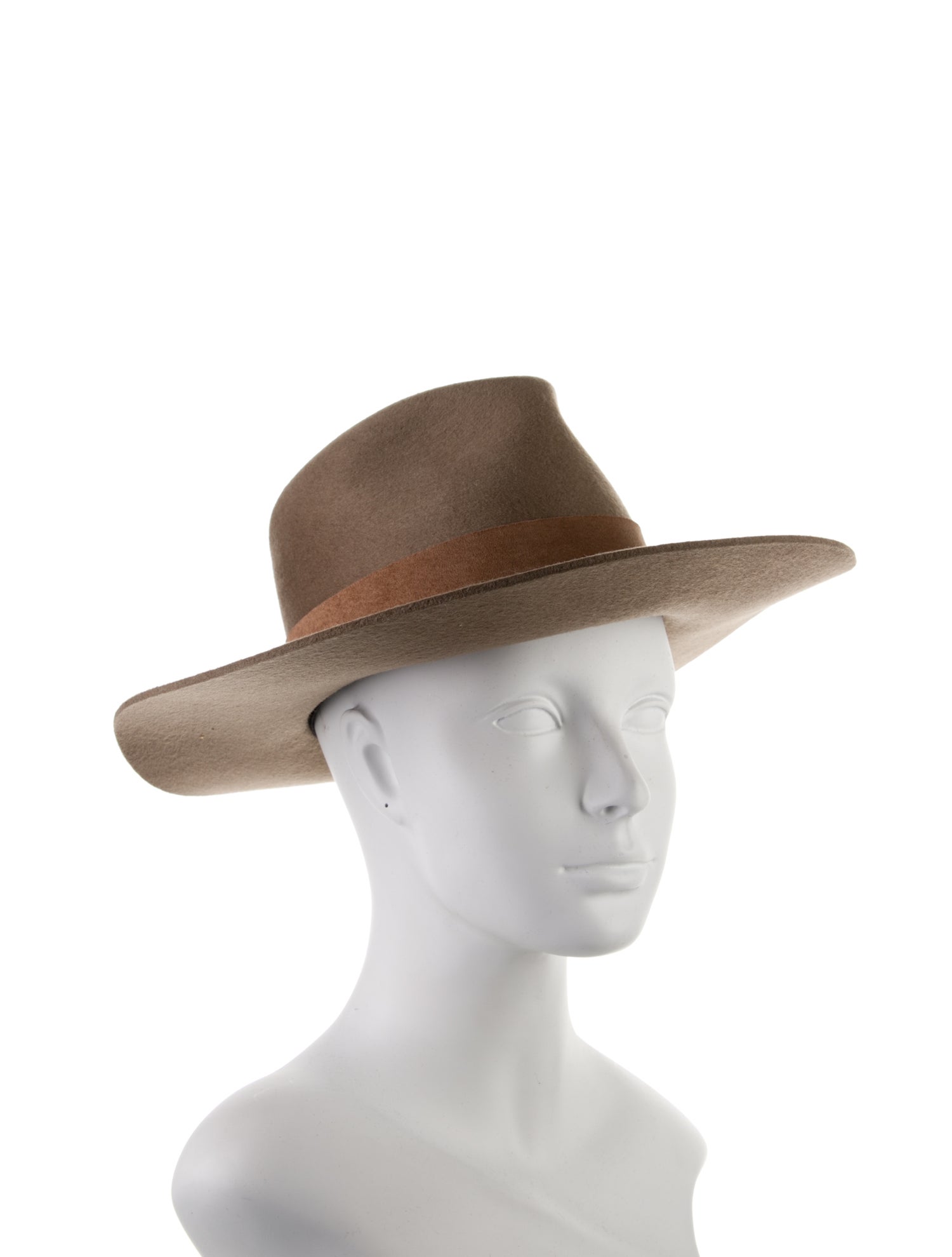 Janessa Leone Wool Felt Fedora Hat