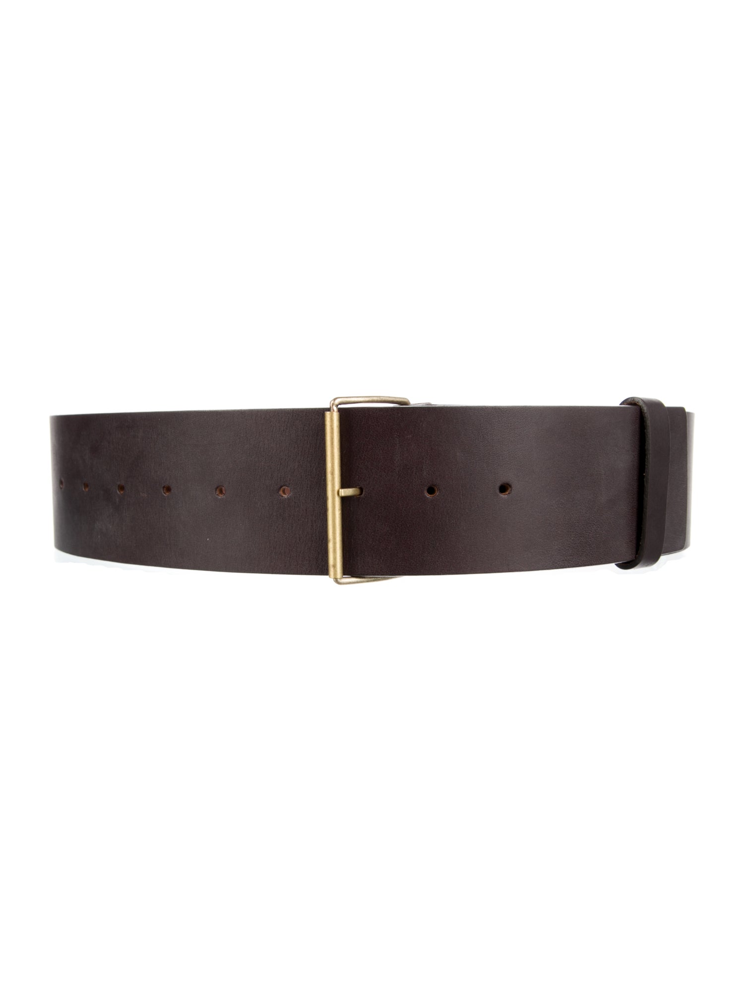 Janessa Leone Wide Leather Waist Belt