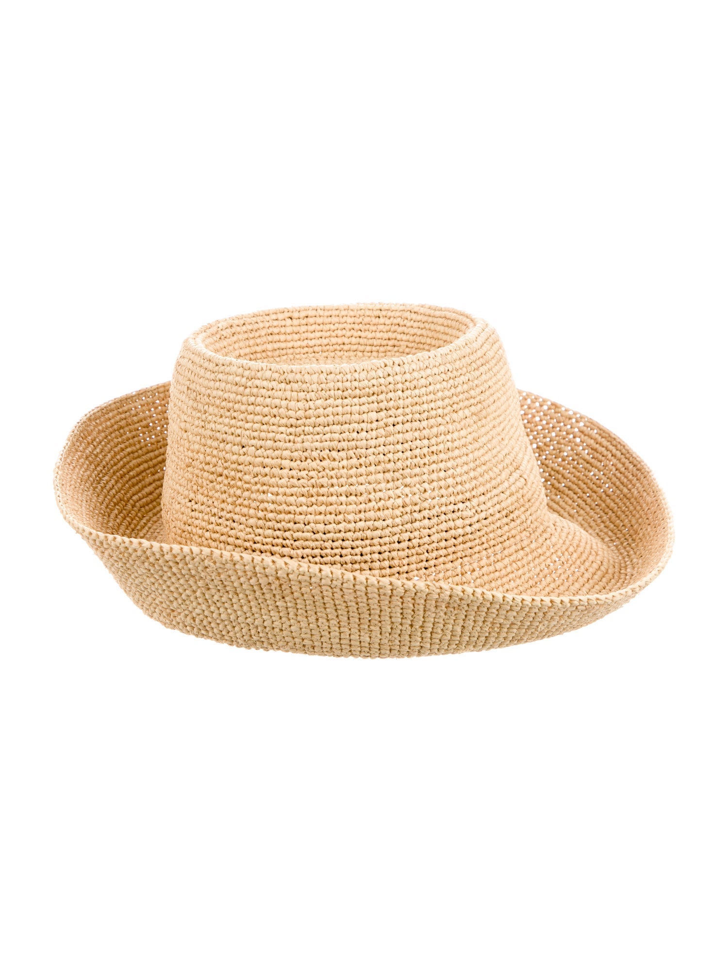 Janessa Leone Felix Medium Brim Straw Hat w/Tags