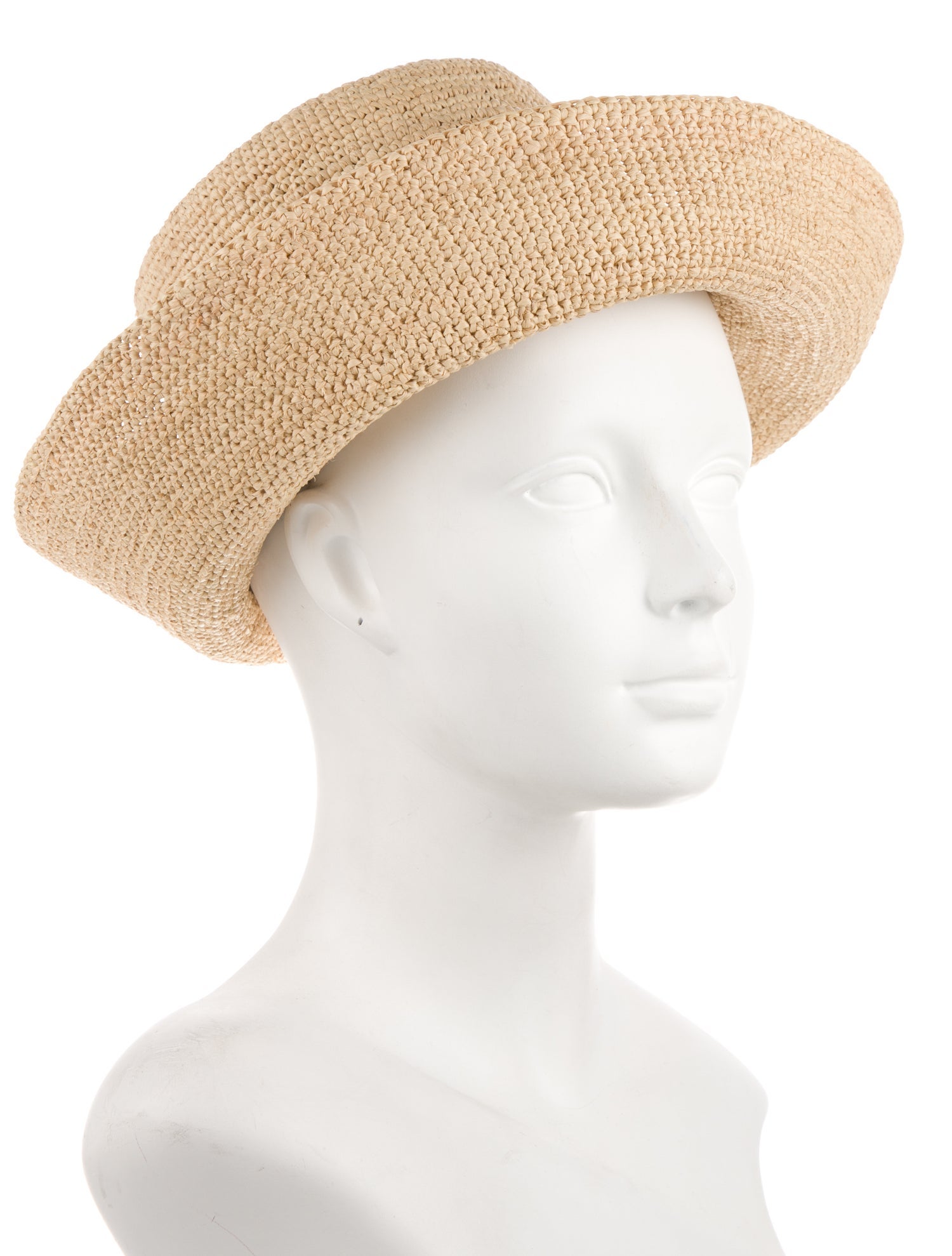 Janessa Leone Felix Medium Brim Straw Hat w/Tags