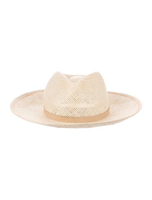 Janessa Leone Wide brim straw hat.