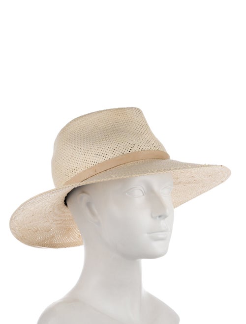 Janessa Leone Wide brim straw hat.