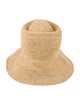 Janessa Leone Neutral Straw Sun Hat