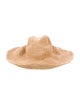 Janessa Leone Solid Straw Sun Hat