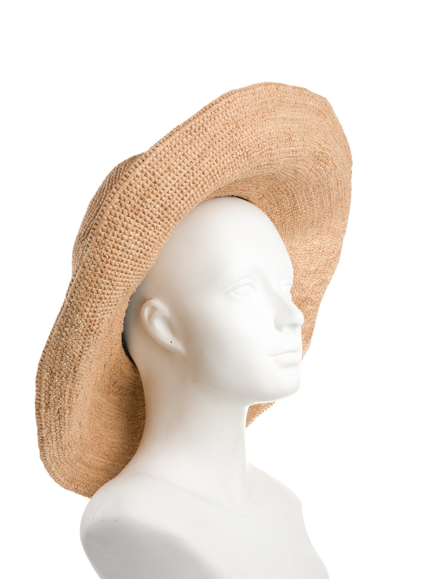 Janessa Leone Solid Straw Sun Hat