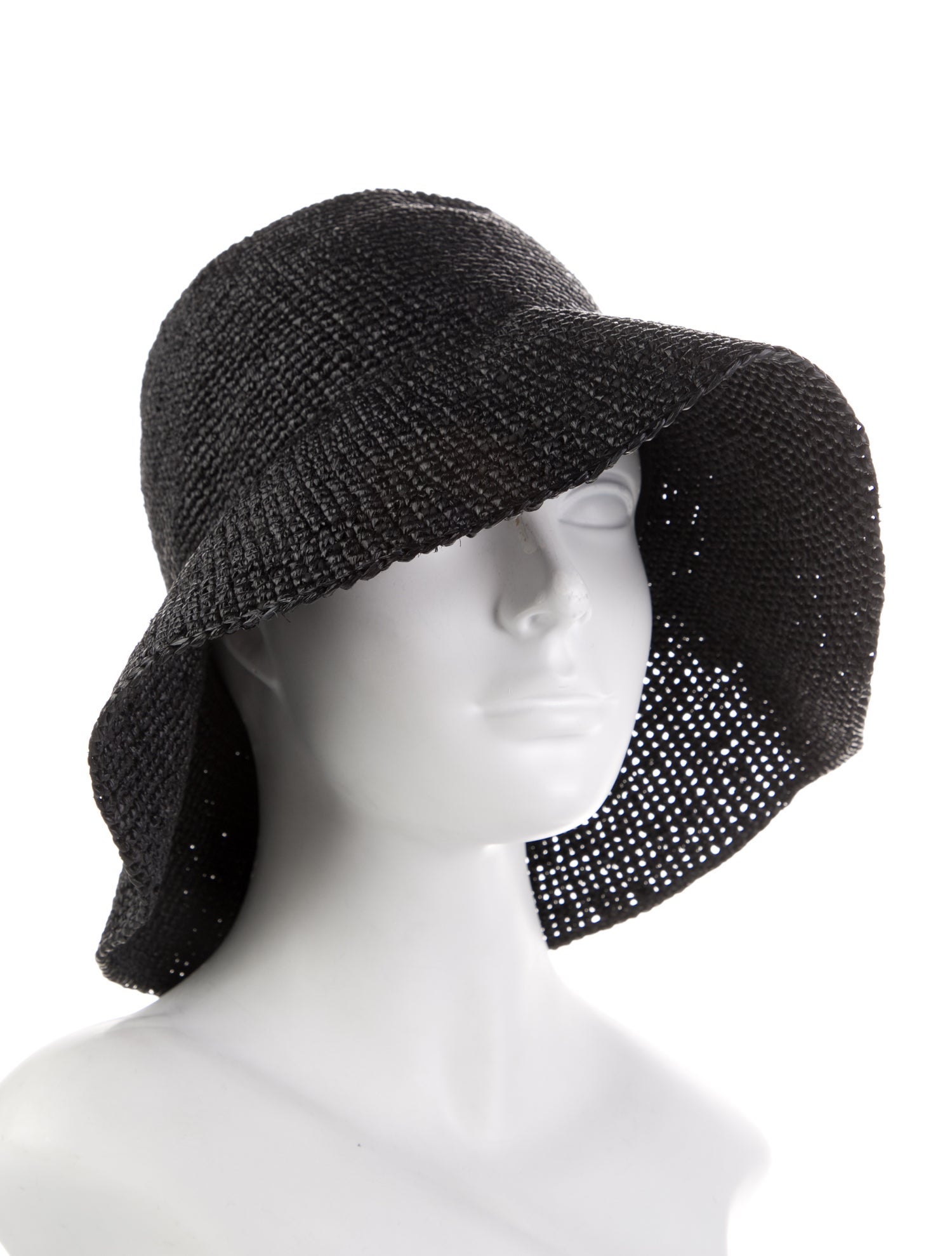 Janessa Leone Straw Bucket Hat