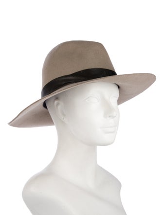 Janessa Leone Wool Wide Brim Fedora