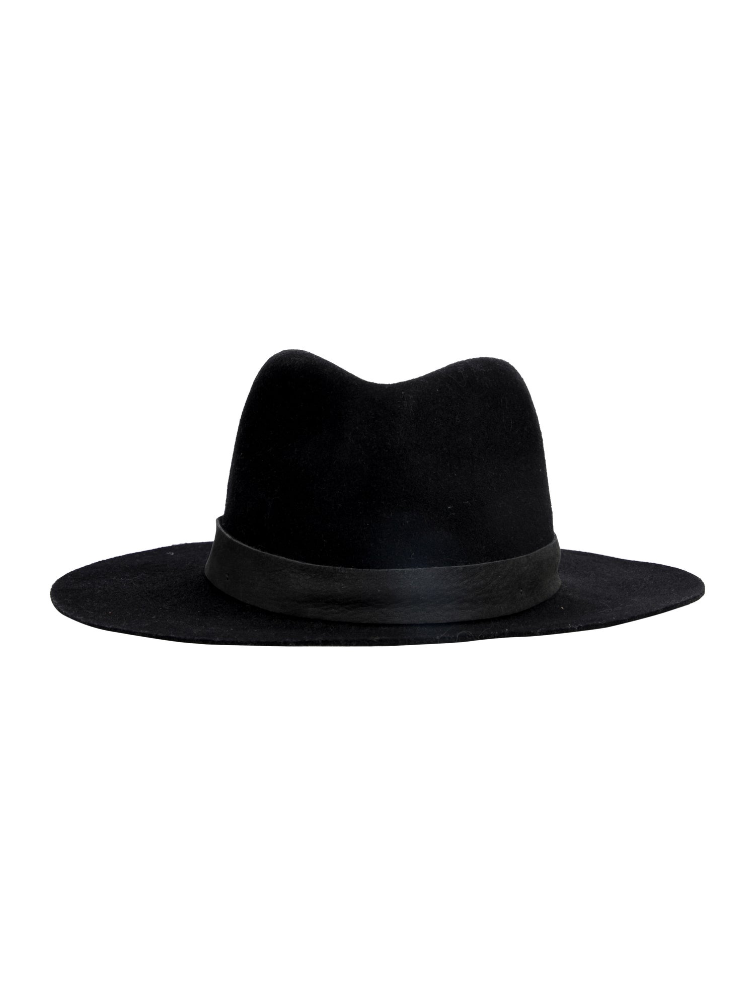 Janessa Leone Wool Felt Fedora Hat