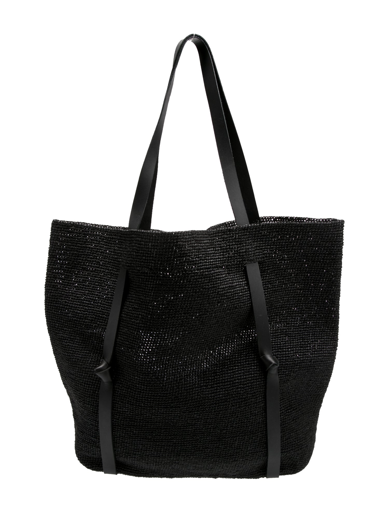 Janessa Leone Raffia Shoulder Bag