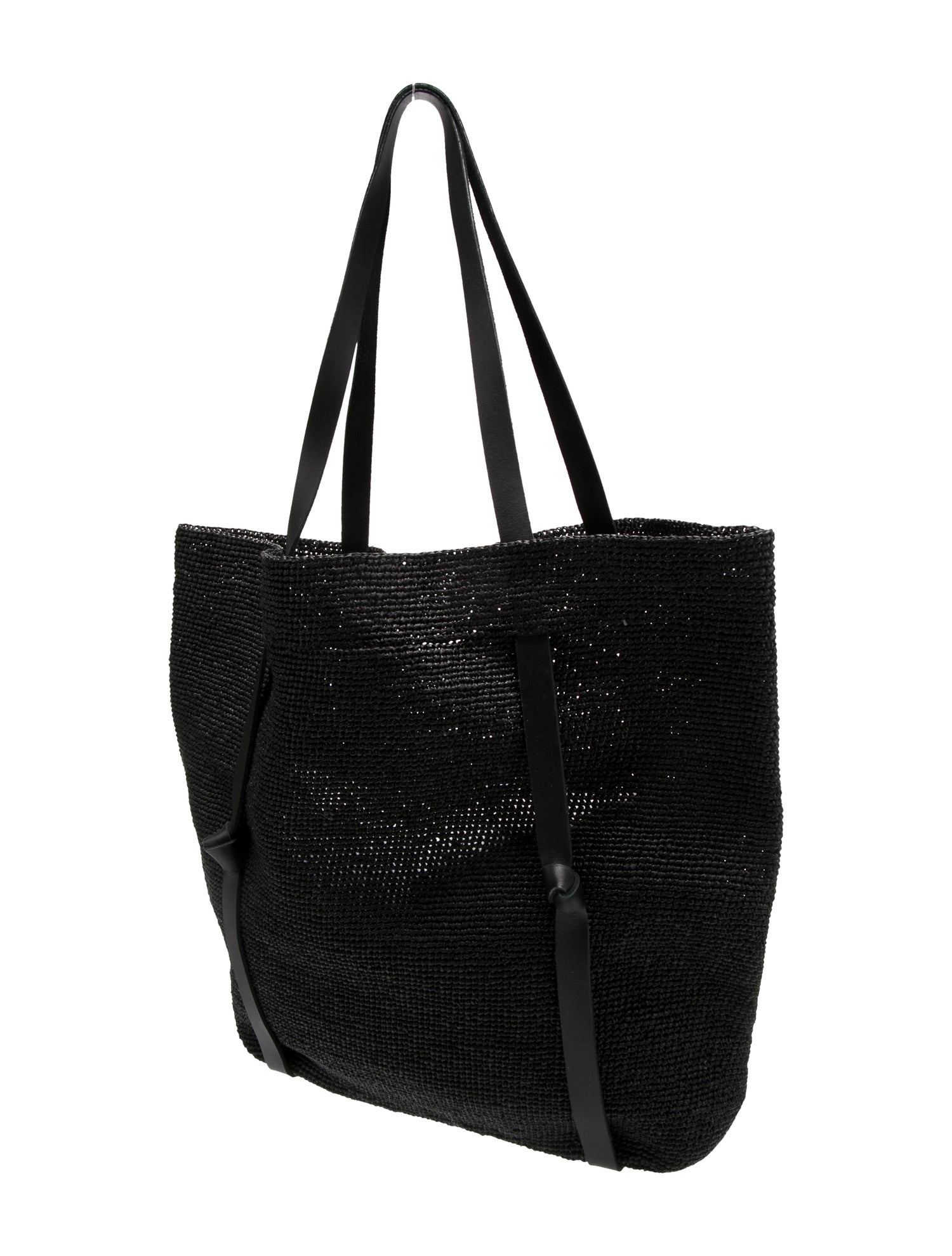 Janessa Leone Raffia Shoulder Bag
