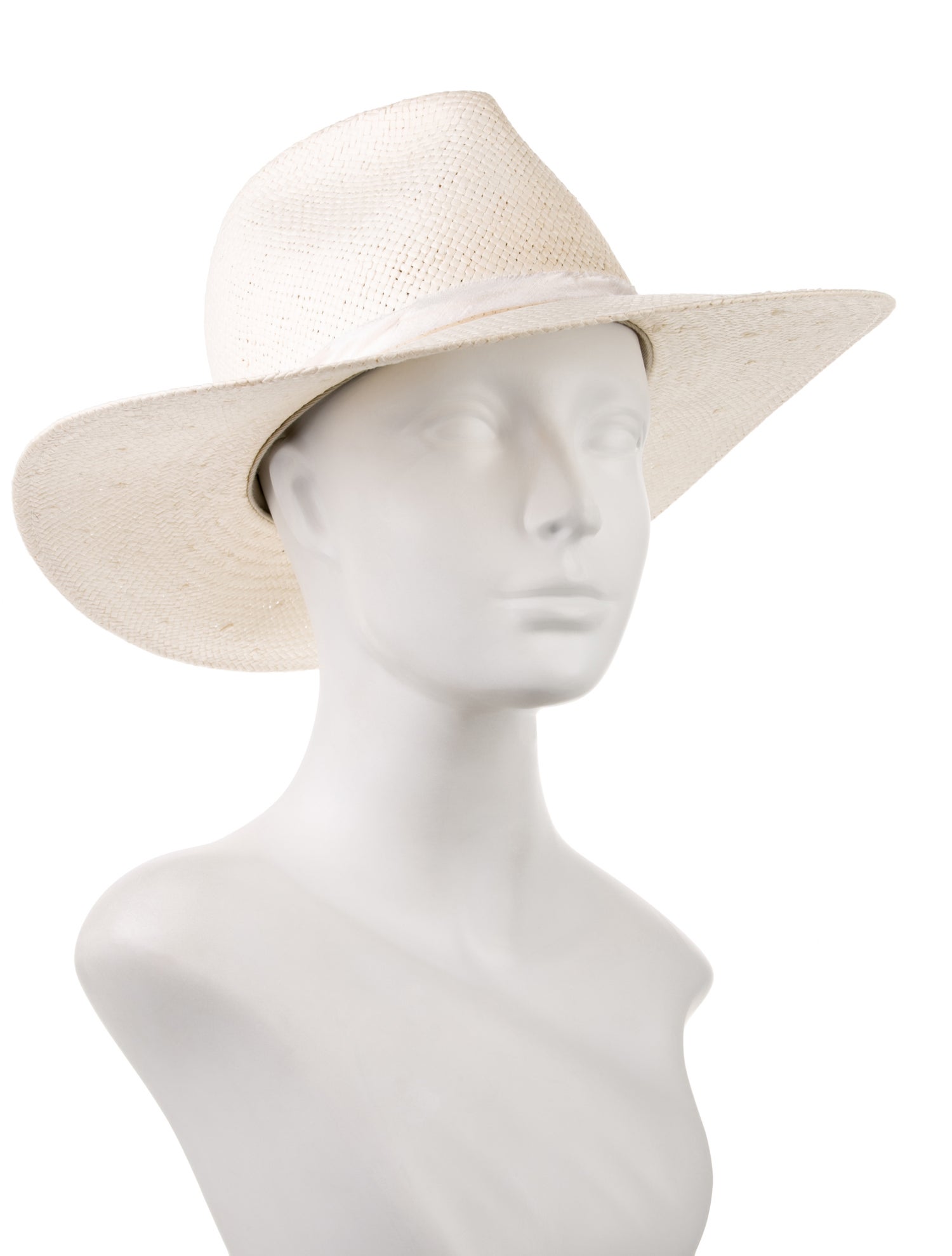 Janessa Leone Straw Fedora Hat