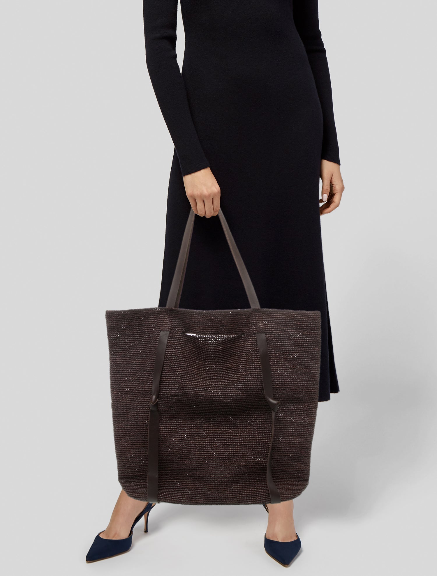 Janessa Leone Raffia Tote