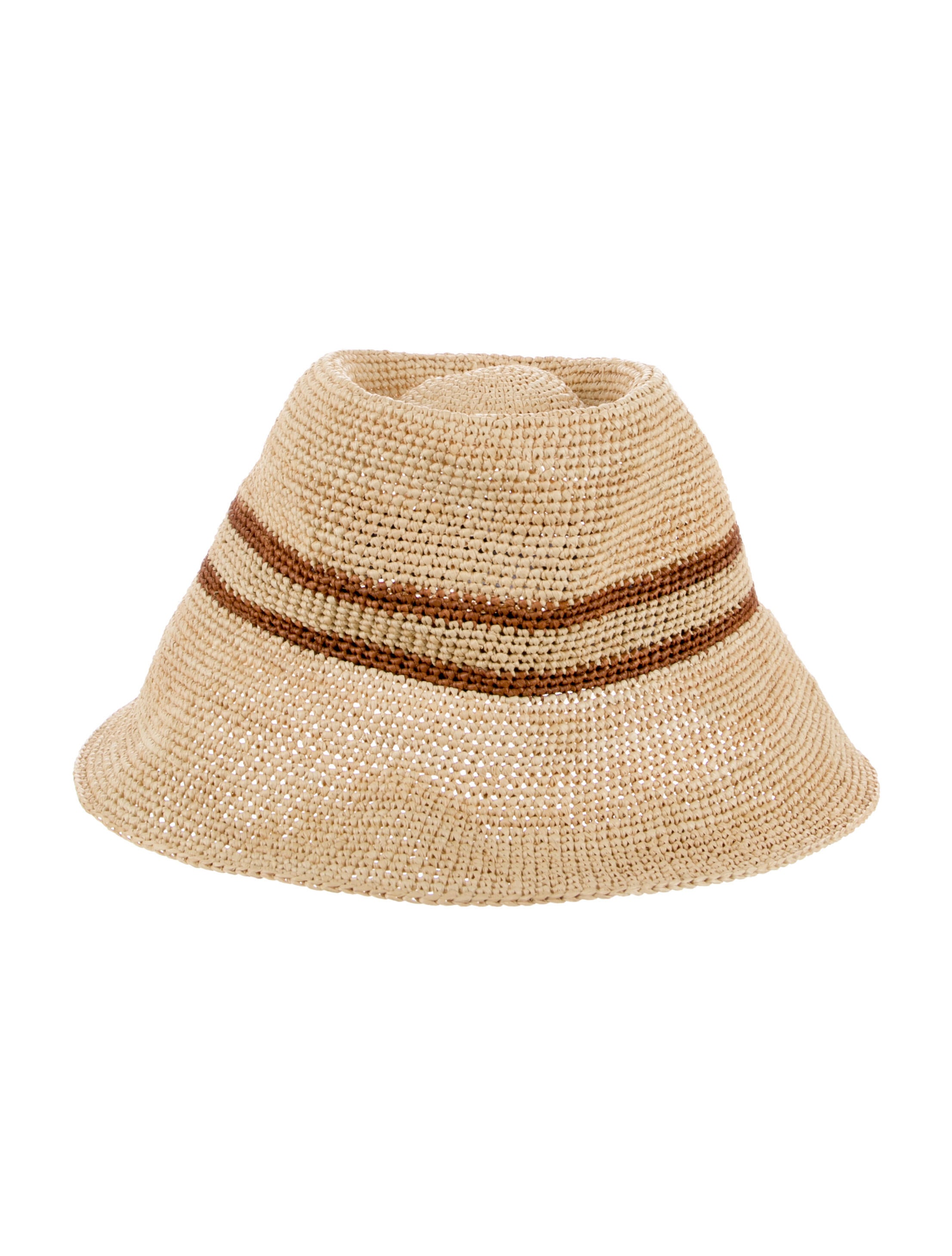Janessa Leone Straw Wide Brim Sun Hat