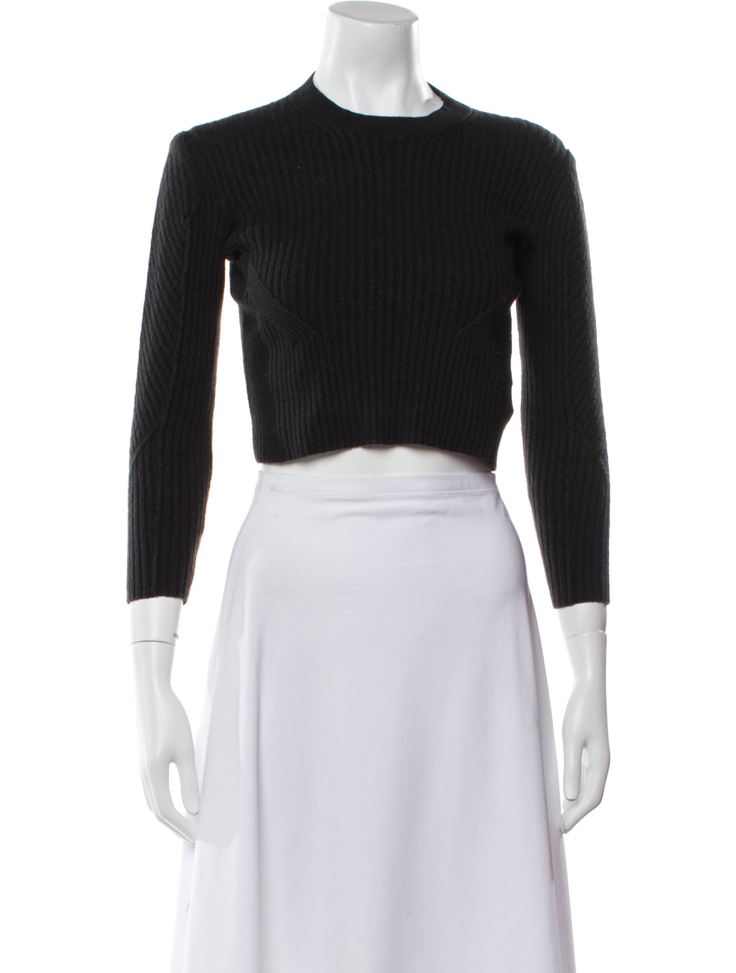 Janessa Leone Merino Wool Crew Neck Sweater