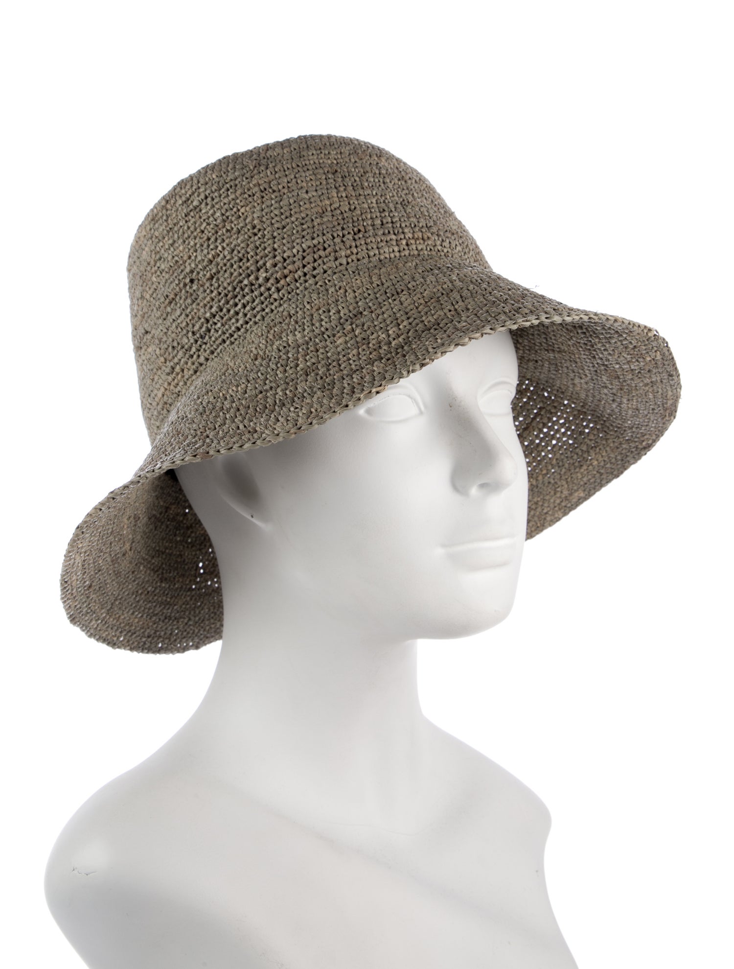 Janessa Leone Women's Straw Bucket Hat