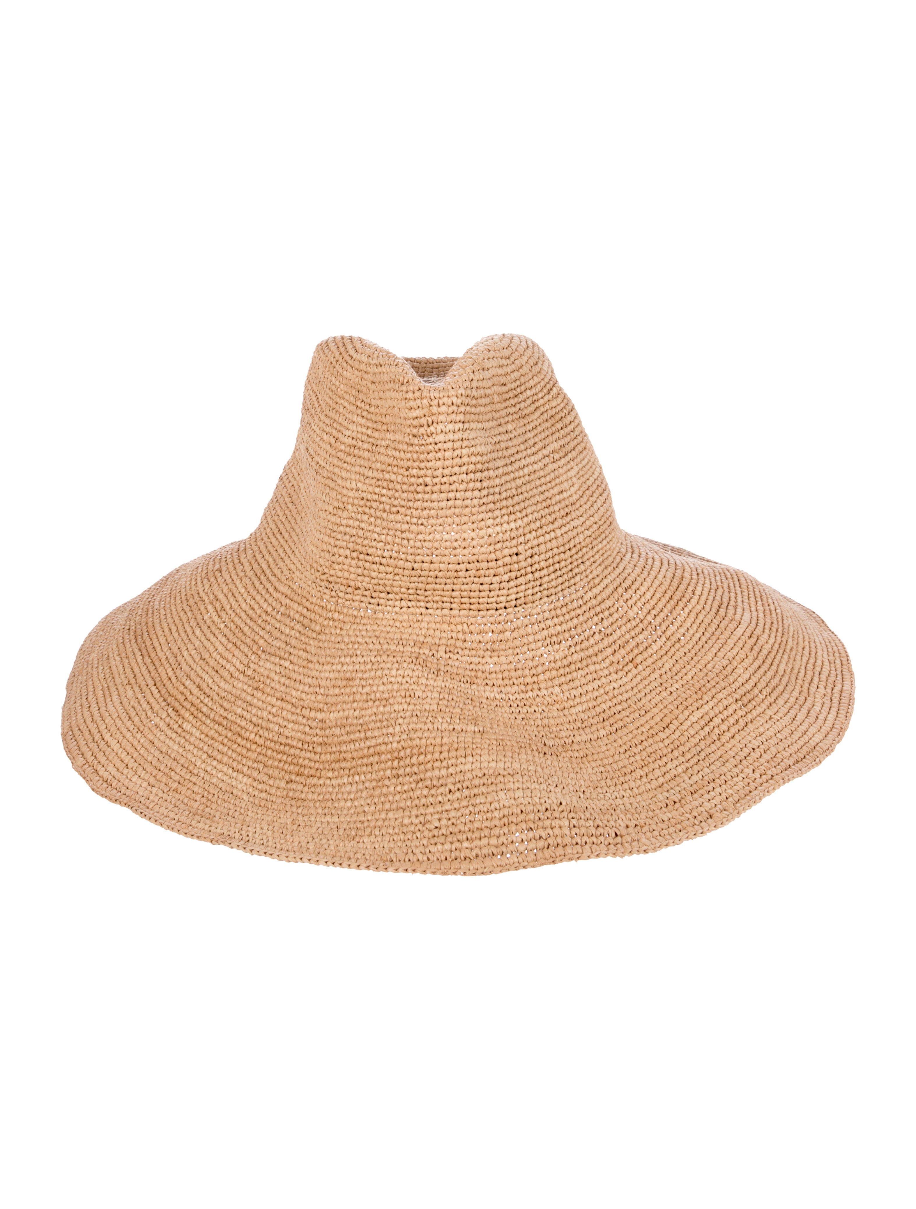 Janessa Leone Raffia Straw Sun Hat w/Tags