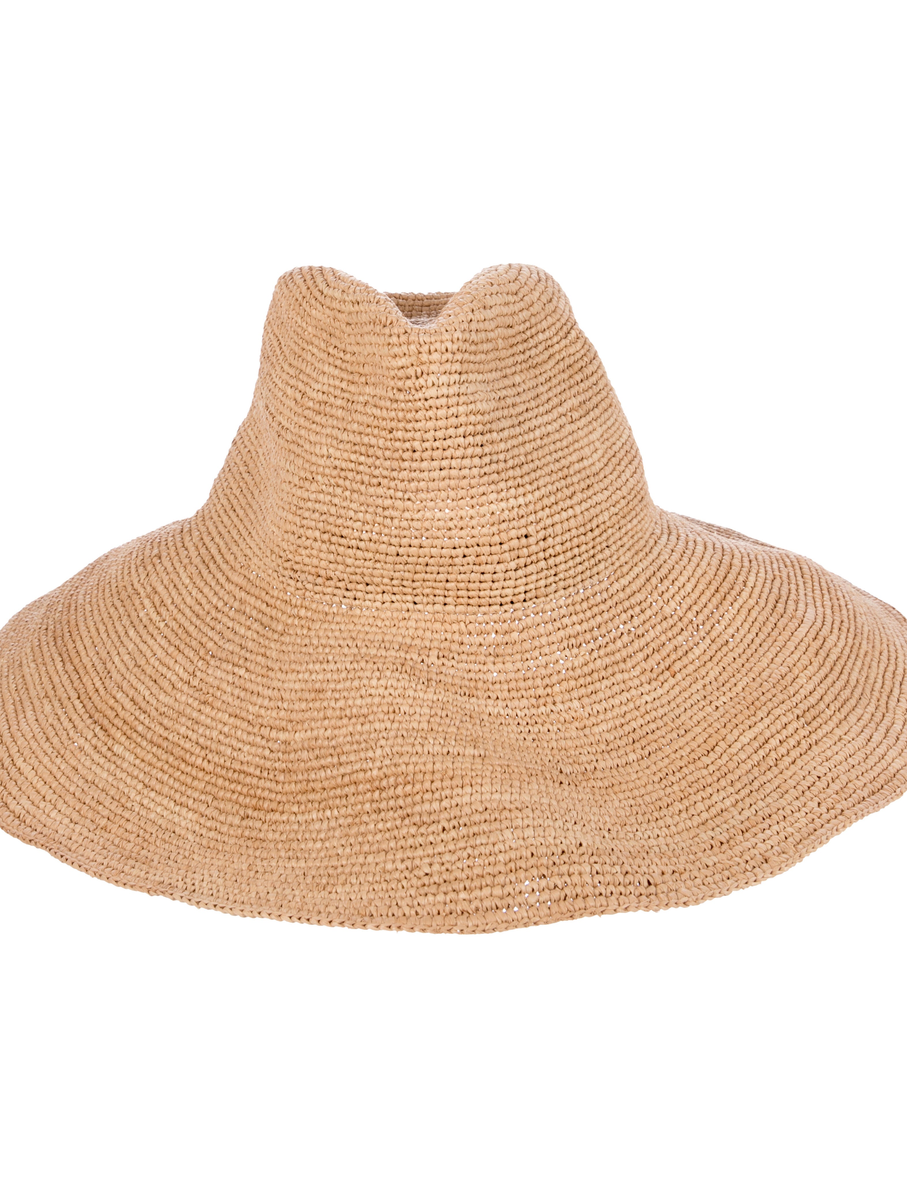 Janessa Leone Raffia Straw Sun Hat w/Tags