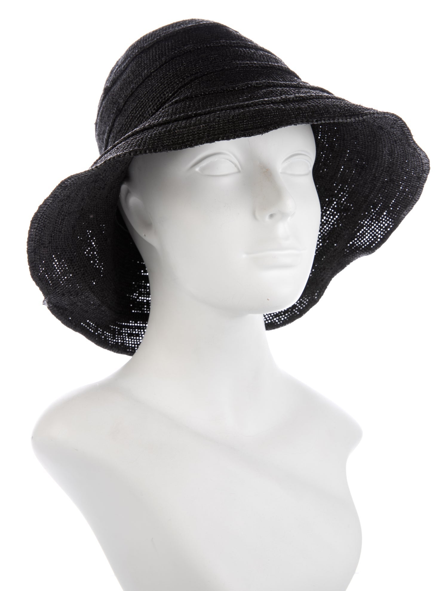 Janessa Leone Raffia Cloche Hat