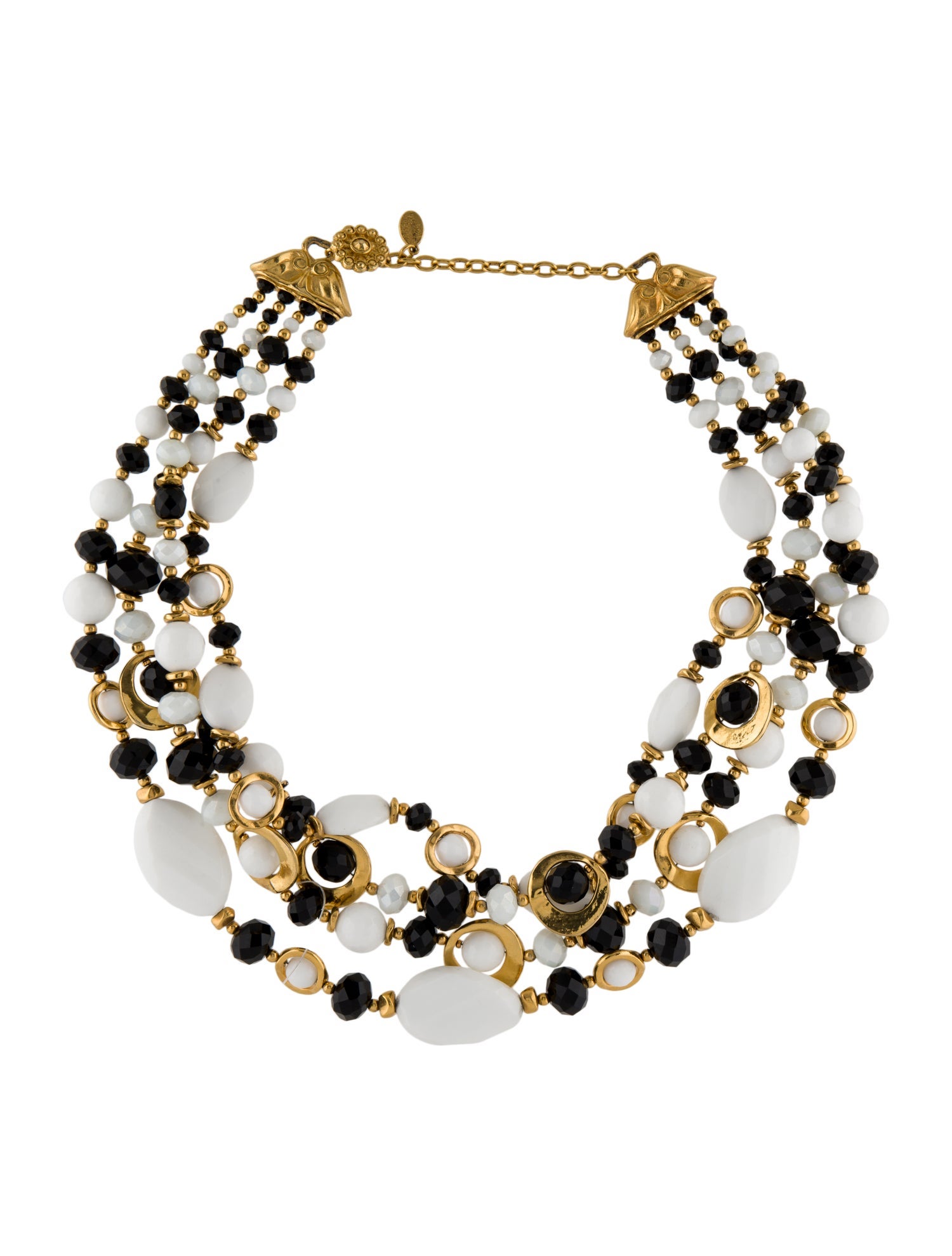 Jose and Maria Barrera Beaded Multistrand Necklace