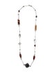 Jose and Maria Barrera Multistone Station Necklace