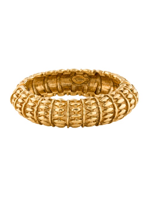Jose and Maria Barrera Textured Hinged Bangle