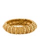 Jose and Maria Barrera Textured Hinged Bangle