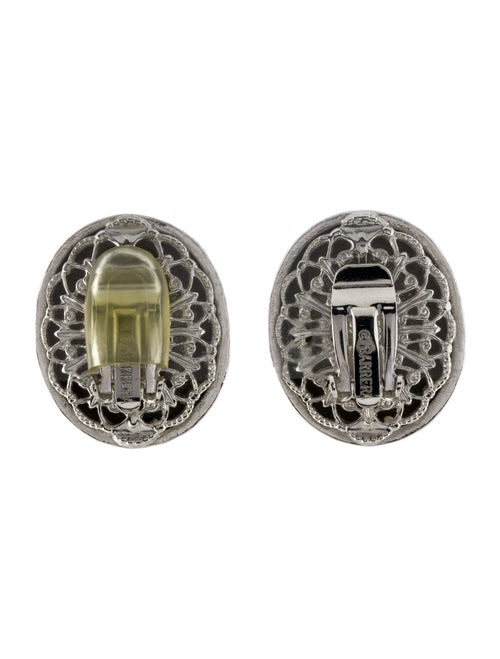 Jose and Maria Barrera Hammered Clip-On Earrings