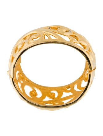 Jose and Maria Barrera Hinged Bangle Bracelet