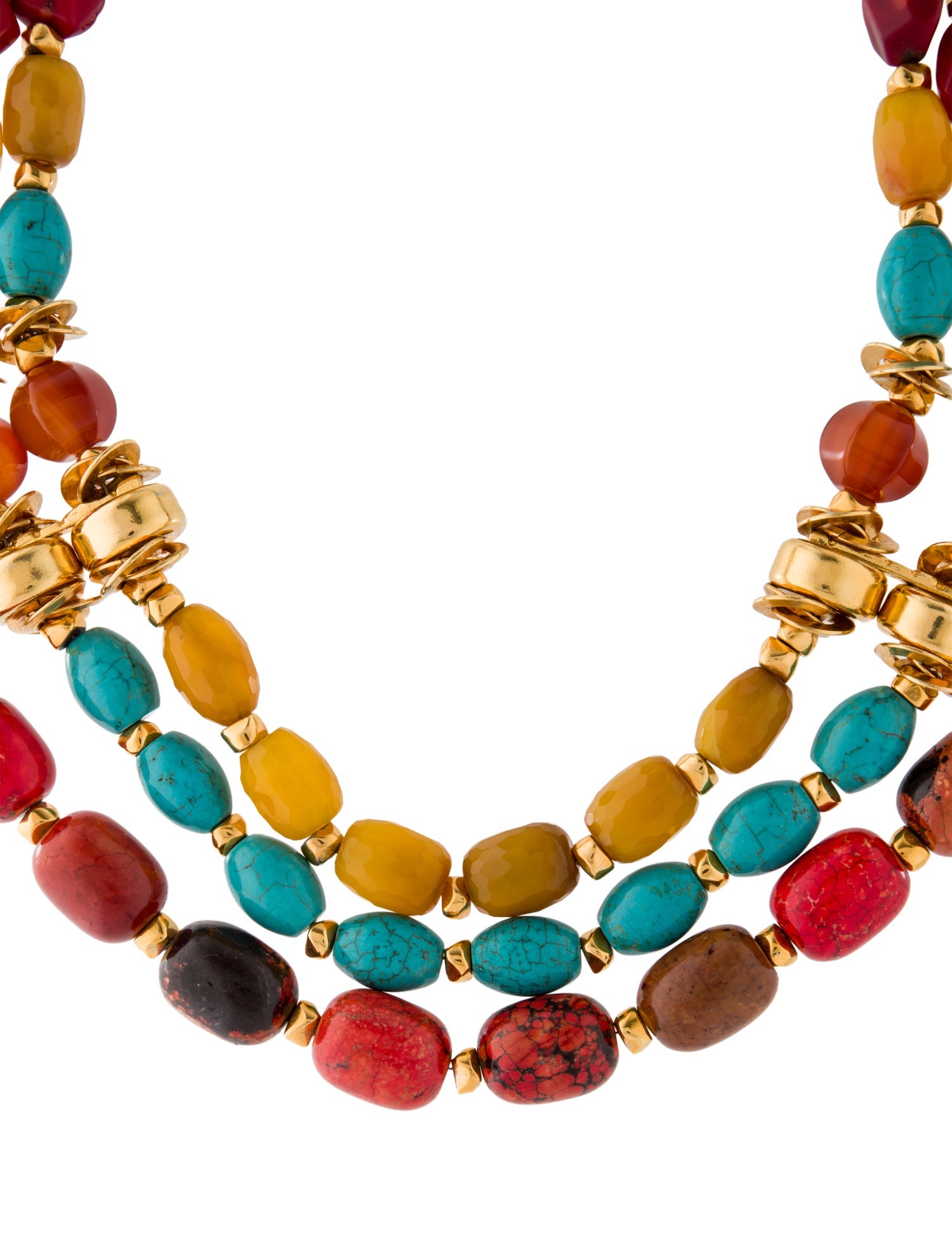 Jose and Maria Barrera Beaded Collar Necklace