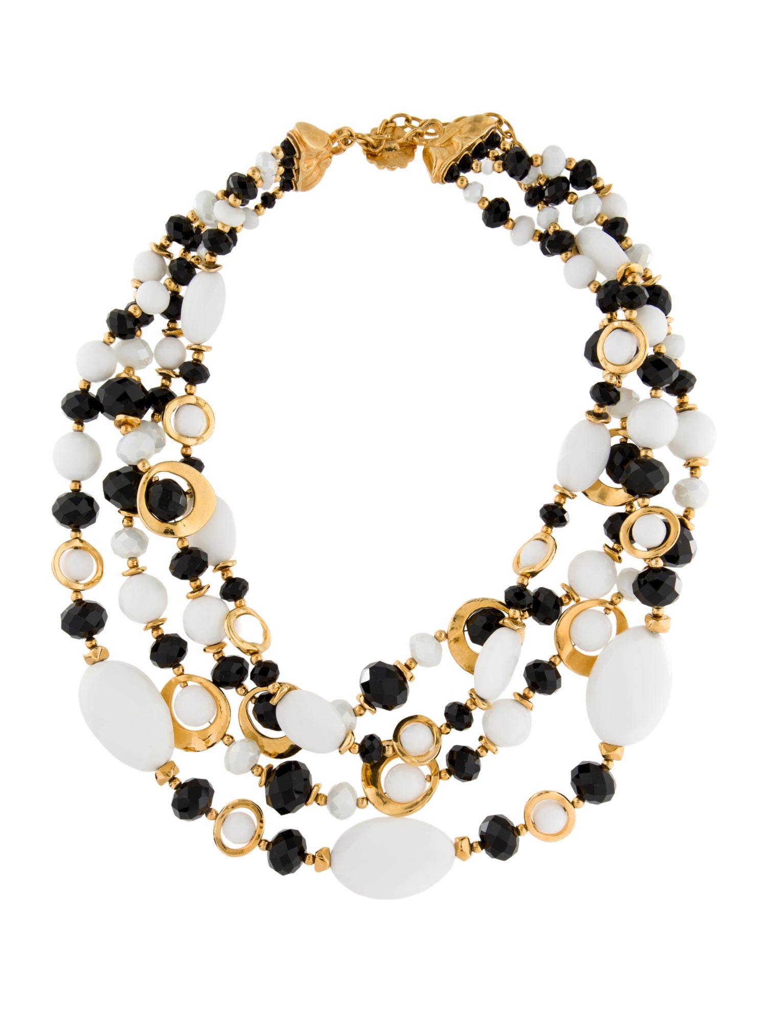 Jose and Maria Barrera Beaded Multistrand Necklace