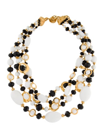 Jose and Maria Barrera Beaded Multistrand Necklace