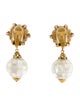 Jose and Maria Barrera Mother Of Pearl Clip-On Drop Earrings