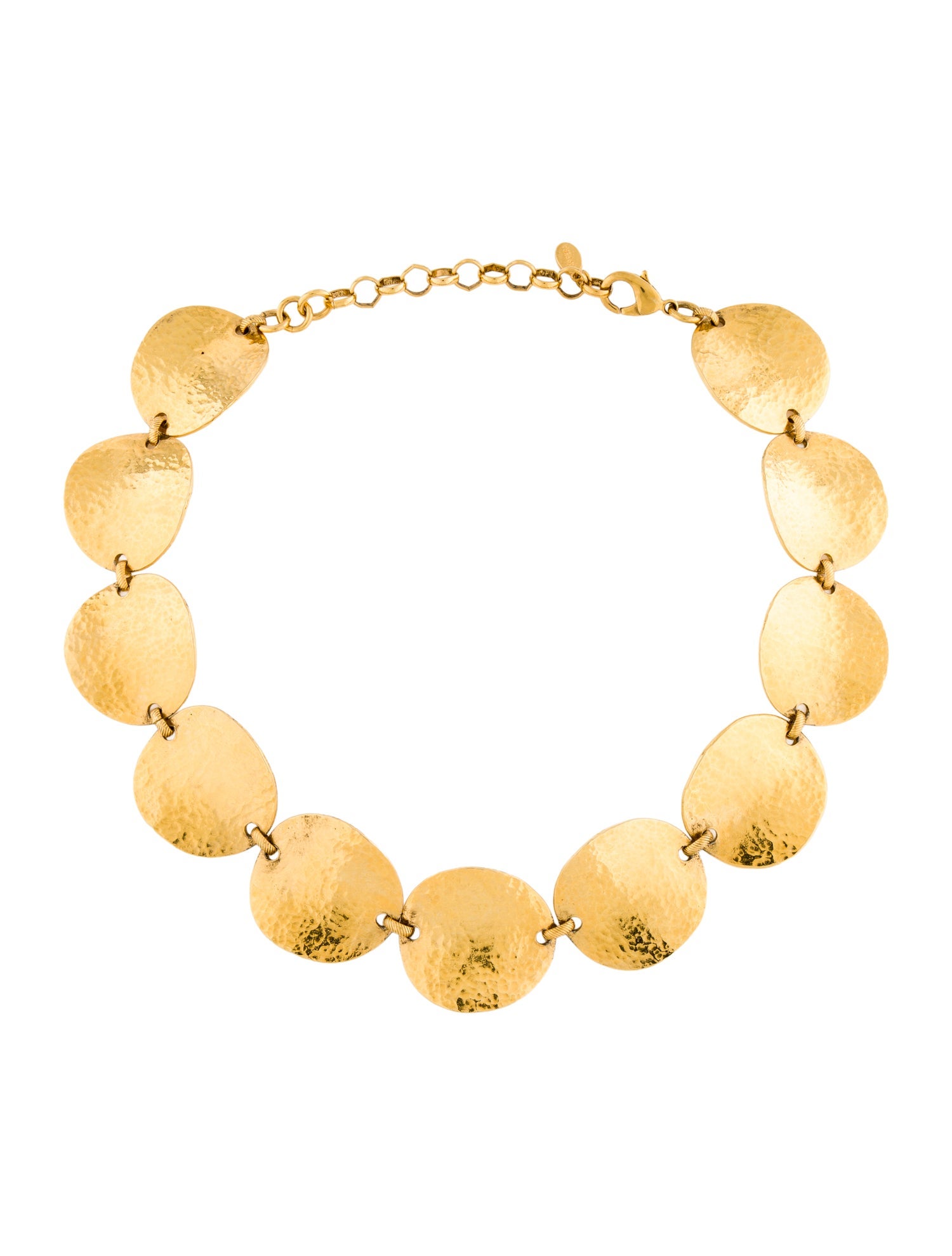 Jose and Maria Barrera Disc Collar Necklace