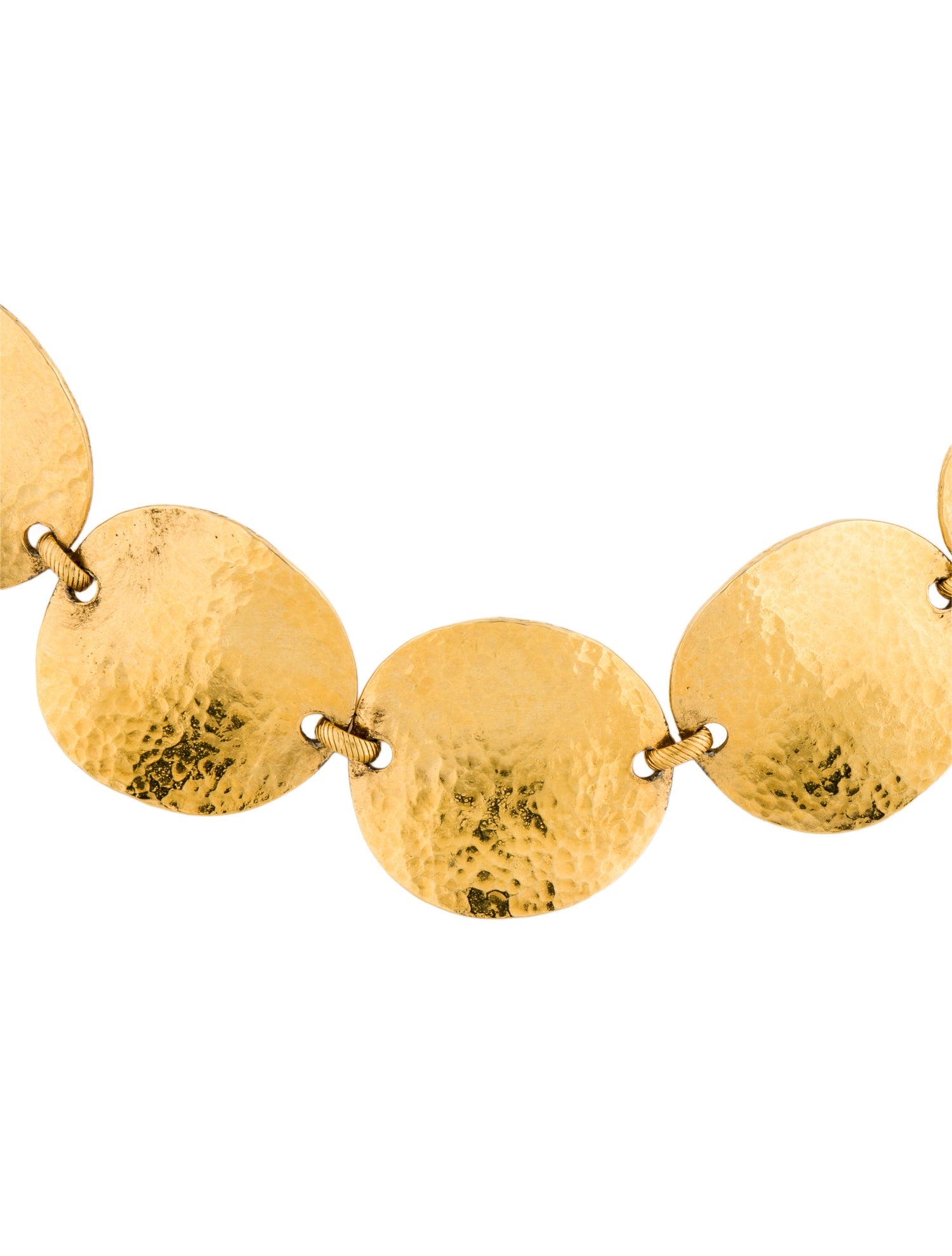 Jose and Maria Barrera Disc Collar Necklace