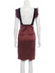 J. Mendel Silk Apron Dress