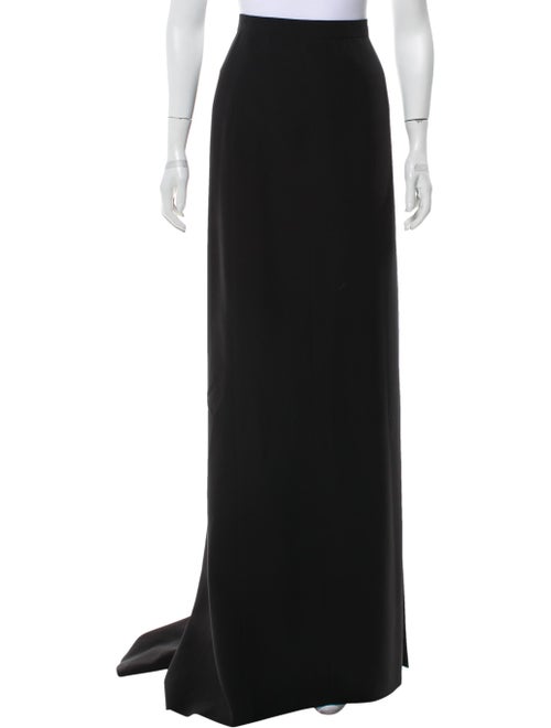 J. Mendel Maxi Evening Skirt Black